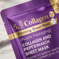 LUMINANCE SKINCARE 5X Collagen & Peptide Sheet Mask | Hydrating & Firming Care for Smoother-Looking Skin